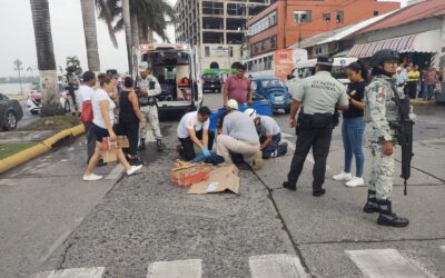 Noticia de la señora atropellada frente al mercado