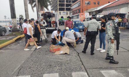 Noticia de la señora atropellada frente al mercado