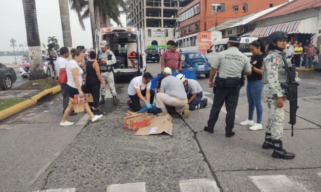 Noticia de la señora atropellada frente al mercado