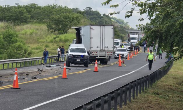 Trágico accidente en la autopista Tuxpan-Tampico: un muerto y cuantiosos daños materiales