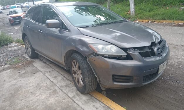 Accidente vial deja un lesionado en la carretera Tuxpan–Tamiahua