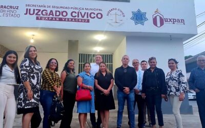 Colegio de Abogados Postulantes de Tuxpan realiza visita informativa al Juzgado Cívico Municipal