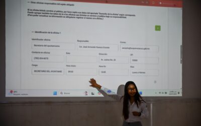 El Ayuntamiento de Tuxpan llevó a cabo el “Taller de Mejora Regulatoria”, dirigido a enlaces del Gobierno Municipal