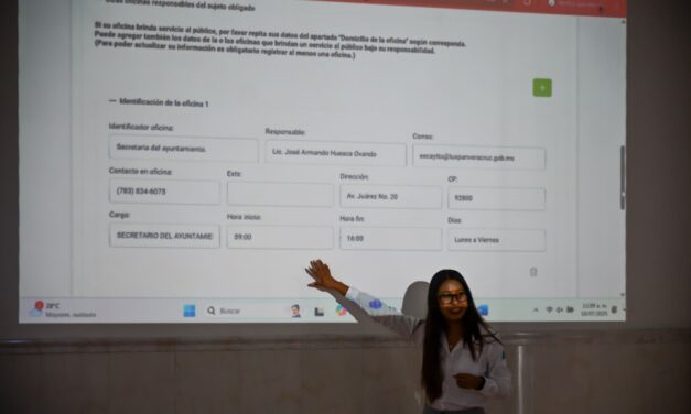 El Ayuntamiento de Tuxpan llevó a cabo el “Taller de Mejora Regulatoria”, dirigido a enlaces del Gobierno Municipal