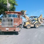 Se realiza la limpieza, saneamiento y desazolve de la avenida Cuauhtémoc
