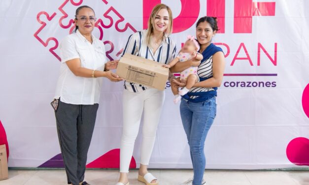 DIF Tuxpan entrega apoyos alimenticios del programa Mil Días