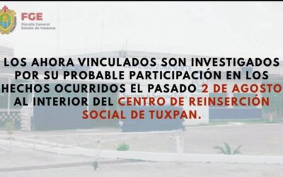 FGE obtiene vinculación a proceso por hechos ocurridos en el CERESO de Tuxpan