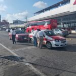 Choque en bulevar Independencia deja un taxista lesionado