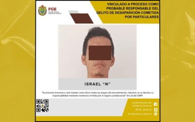 Ratifican prisión preventiva a imputado por desaparición en Tuxpan