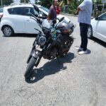 Motociclista lesionado tras choque en el libramiento López Mateos