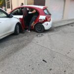 Choque en la colonia Anáhuac deja un lesionado leve