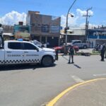 Patrulla de la Guardia Nacional embiste a motociclista en la avenida Cuauhtémoc