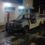 Arde en llamas patrulla descompuesta de la Policía Ministerial en Tuxpan