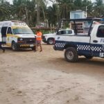 Oportuna intervención evita tragedia en playa tuxpeña