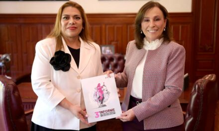 Entrega la Magistrada Presidenta Lisbeth Aurelia Jiménez Aguirre su Tercer Informe de Resultados a la Gobernadora Rocío Nahle García