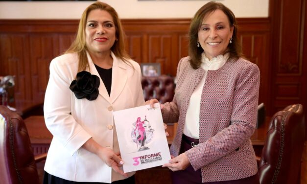 Entrega la Magistrada Presidenta Lisbeth Aurelia Jiménez Aguirre su Tercer Informe de Resultados a la Gobernadora Rocío Nahle García