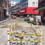 Obras Públicas realizó trabajos de bacheo en la avenida Juárez, en las calles Fausto Vega y Garizurieta, esquina 2 de Abril