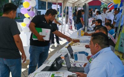 Feria Nacional del Empleo para las Juventudes 2025: 33 empresas ofertaron oportunidades de empleo a jóvenes de Tuxpan y la región