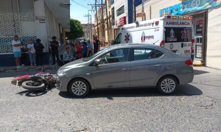 Noticia del accidente en la calle Emiliano Zapata