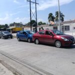 Hacen «El trenecito» en la avenida López Mateos: deja un lesionado leve