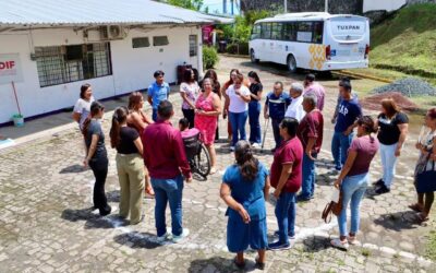 Activa participación de dependencias del Gobierno de Tuxpan en el Segundo Simulacro Nacional 2025