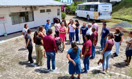 Activa participación de dependencias del Gobierno de Tuxpan en el Segundo Simulacro Nacional 2025