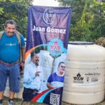 ENTREGA DE RECIPIENTES DE AGUA SUBSIDIADOS GRACIAS A GESTIONES DEL REGIDOR 5