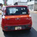 Motociclista resulta lesionado tras darle por «Detroit» a un taxi en pleno centro