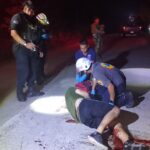 Mientras usted dormía: motociclista sufre fractura en accidente en el km 18 de Praxedis Guerrero