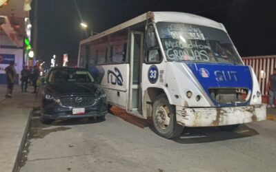 SUT impacta a camioneta en la colonia La Rivera; solo daños materiales