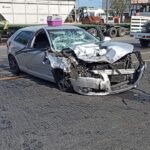¡Vivos de milagro! Un perrito murió en el accidente del AUDI
