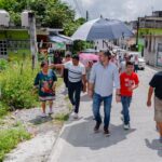 Daniel Cortina atiende demandas ciudadanas en la colonia Nueva Italia
