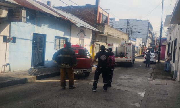 Camioneta se prende sola y termina sobre la banqueta en el Centro