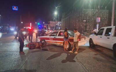 ¡Chocazo en el Demetrio Ruíz! Una mujer herida