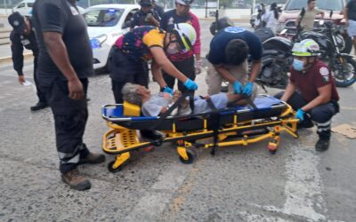 Atropellan a mujer de 88 años en pleno centro de Tuxpan