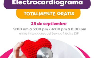 ¡Estudios de electrocardiograma GRATIS, en el DIF Tuxpan!