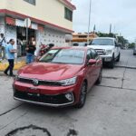 Choque en Santiago de la Peña deja un lesionado leve