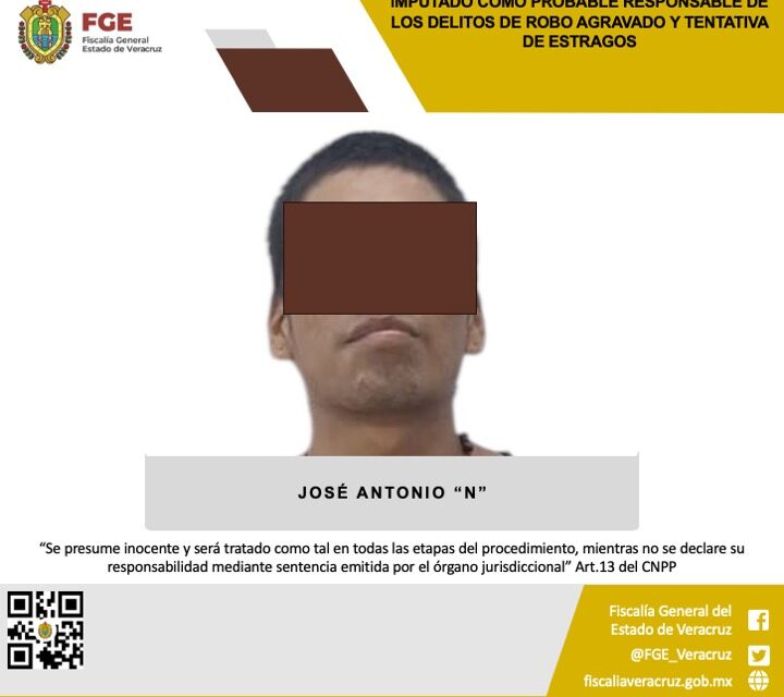 Fiscalía imputa a detenido por robo del OXXO de Tulipanes; usó artefacto explosivo