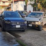 ¡Carambolazo en pleno Centro! no hubo lesionados
