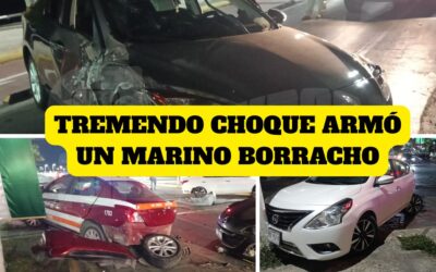 Terrible accidente con lesionados en el Centro: el responsable fue un marino y aún no ha sido puesto a disposición