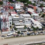 Tráfico lento en Tuxpan por labores de limpieza tras las inundaciones