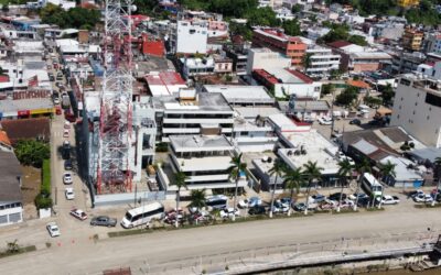 Tráfico lento en Tuxpan por labores de limpieza tras las inundaciones