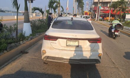 Primer accidente del frente frío en Tuxpan: choque por alcance en el bulevar Independencia