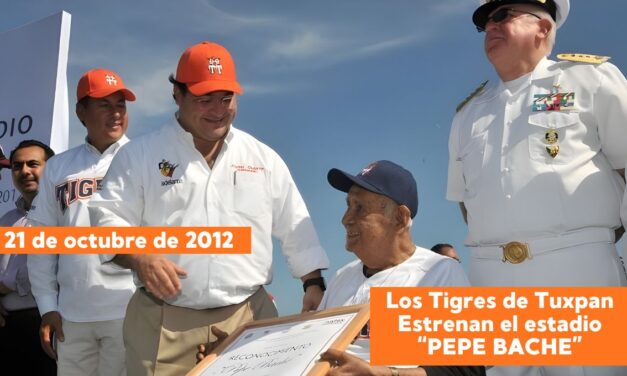 Los Tigres de Tuxpan estrenan el Estadio “Pepe Bache” en Santiago de la Peña