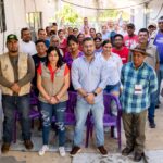 Cortina fortalece infraestructura en la Delegación de Bienestar con entrega de luminarias