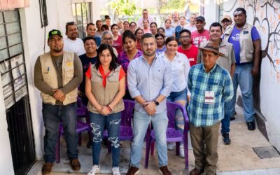 Cortina fortalece infraestructura en la Delegación de Bienestar con entrega de luminarias