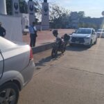 Choque por alcance en el bulevar Ruiz Malerva deja solo daños materiales