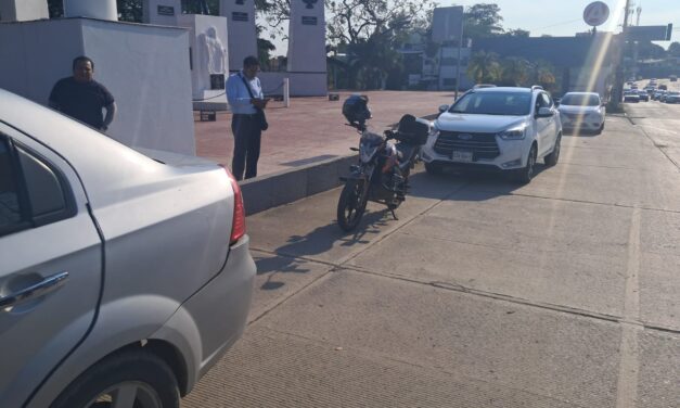 Choque por alcance en el bulevar Ruiz Malerva deja solo daños materiales