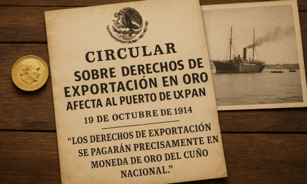 Circular sobre derechos de exportación en oro afecta al puerto de Tuxpan
