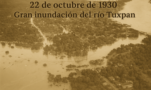 Gran inundación del río Tuxpan